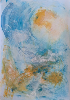 Sunshine, 40x 30 cm, Acryl auf Papier 