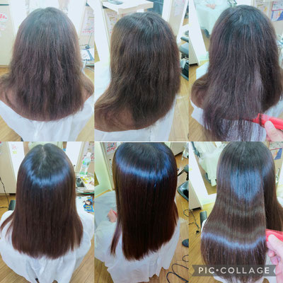 掛川市エリアで白髪染めヘアカラーと縮毛矯正を両立したい大人世代の施術事例