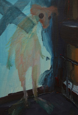 Domowoi 2   Öl auf Leinwand  30 x 20 cm