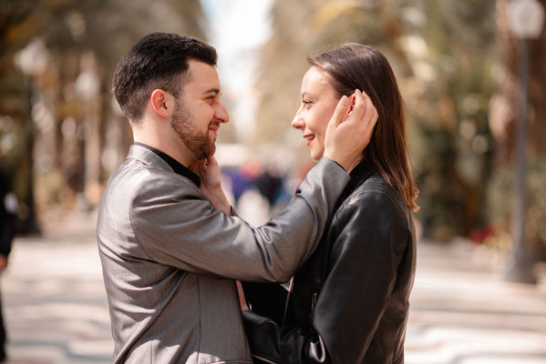 Sesion de fotos de pareja en Alicante