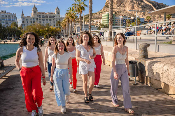 Fotografía de despedida de soltera en Alicante
