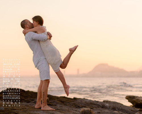 sesión de fotos de parejas hechas por Miguel Zare, fotografo en Alicante 