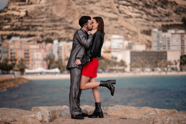 Sesion de fotos de pareja en Alicante