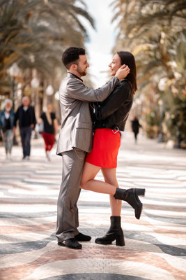 Sesion de fotos de pareja en Alicante
