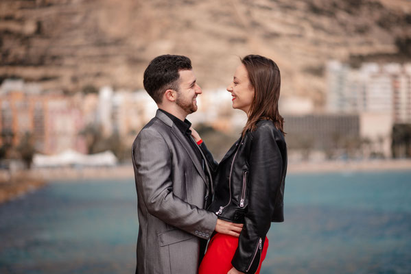 Sesion de fotos de pareja en Alicante
