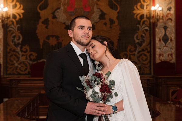 Fotografía de bodas en el ayuntamiento de Alicante