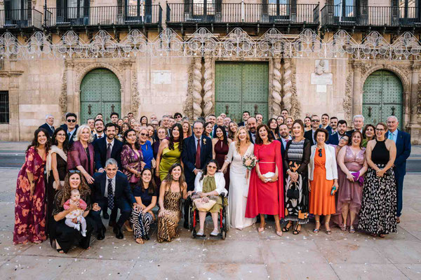 Fotografo de bodas en Alicante, Ayuntamiento y Finca torre de Reixes