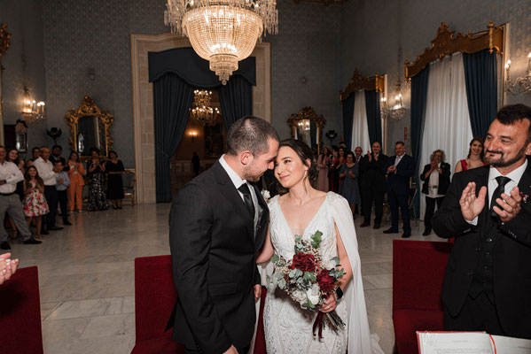 Fotografía de bodas en el ayuntamiento de Alicante  | fotografo en Alicante