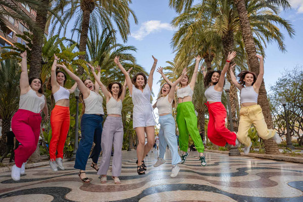 Fotografía de despedida de soltera en Alicante