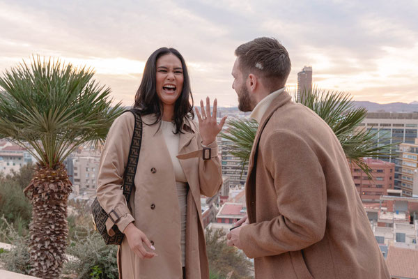 Sesión de fotos de pedida de mano | fotografo en Alicante 