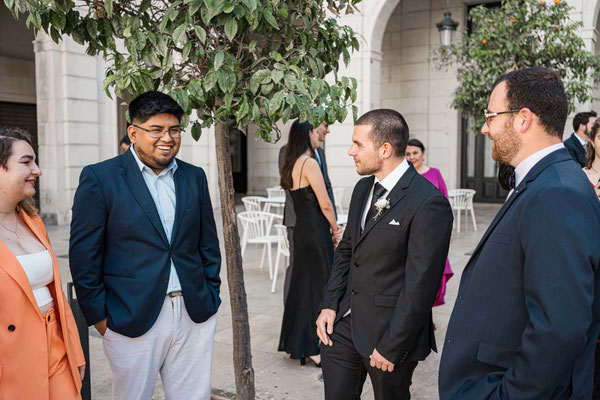 Fotografía de bodas en el ayuntamiento de Alicante