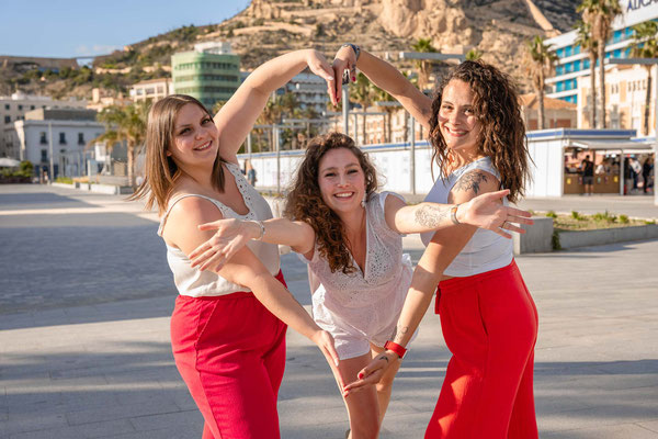 Fotografía de despedida de soltera en Alicante