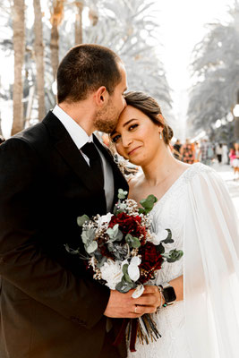 Fotografía de bodas en el ayuntamiento de Alicante