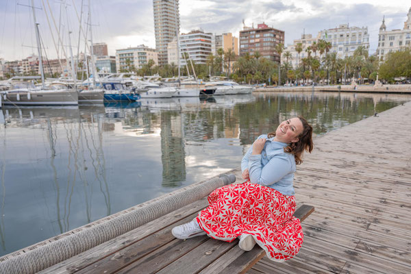 “Sesión de fotos lifestyle en el puerto de Alicante 
