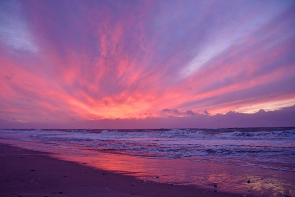 Abendrot am Meer