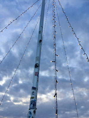 20.12.2025 - der Stern wird eingeweiht