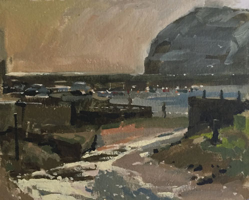 Morning walk, Staithes (SOLD)