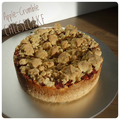 Apple-Crumble Cheesecake