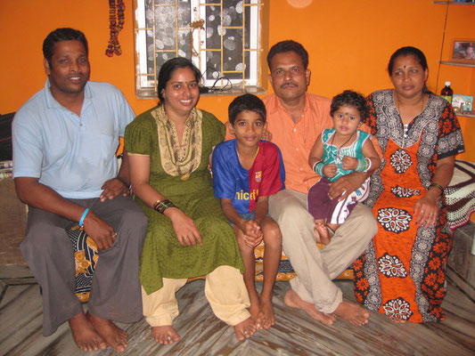 Familie in Goa