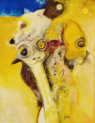 FREUNDE- 60x80 cm - Canvas 2016 © Art by Peter K. Endres - SOLD
