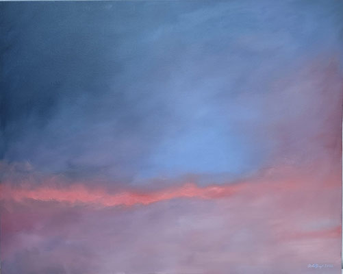 2025, Himmel2, Öl auf Leinwand, 80x100cm