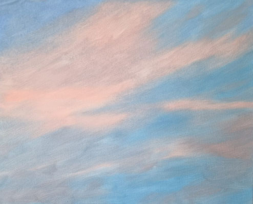 2024 Himmel Öl auf Leinwand 40x50 cm 
