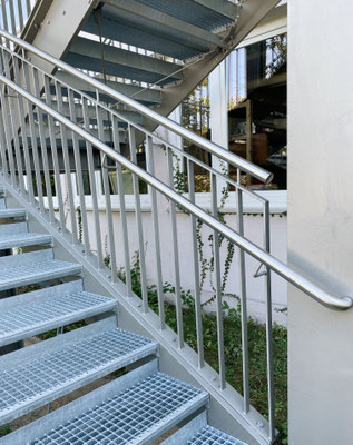 Fluchttreppe Ludwig Uhlandschule Böblingen