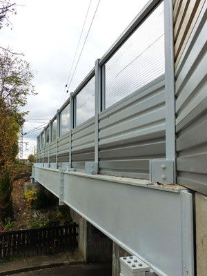Lärmschutzwand Wendlingen Wernau Torsionsbalken