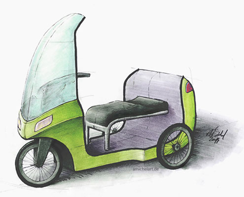 Handskizze für Designprojekt 