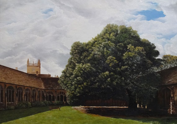 Oxford - 2016, 50 x 70 cm, Öl auf Leinwand