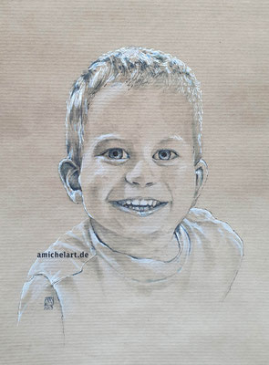 Leon - 2019, 21 x 29 cm, Filzstift auf Papier