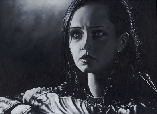 Sin City - 2011, ca. 19 x 25 cm Acryl auf Karton