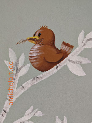 Kinderzimmerwand, Vogel - 2025