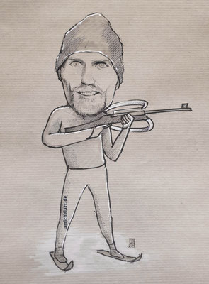 Erik Lesser - 2019, 21 x 29 cm, Filzstift auf Papier