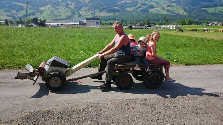 Ausfahrt mit dem Elektro-Einachser