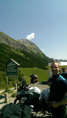 Hahntennjoch mit Andreas 