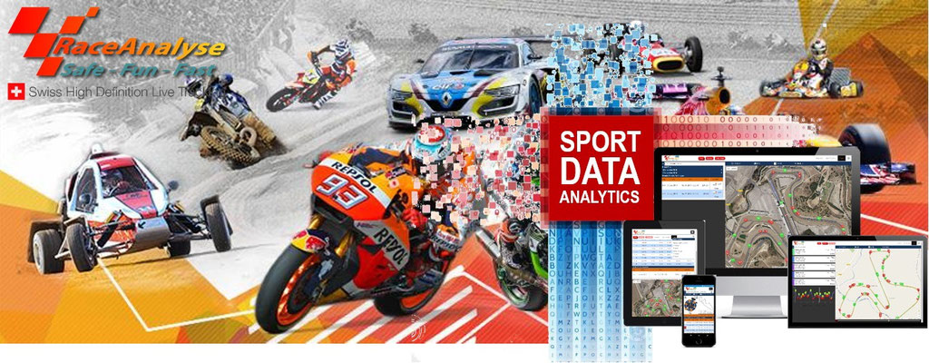 RaceAnalyse für Motorräder, Auto und Wassersport 