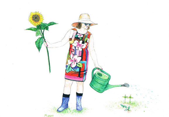 Grußpostkarte von Iris Müller