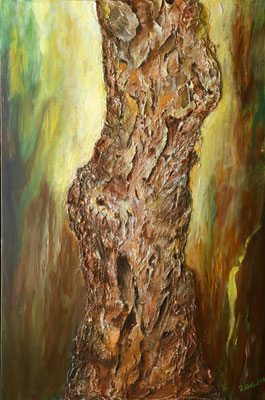 Vollendung 1 von Barbara Meiler, 80 x 120 cm, Preis auf Anfrage, Mischtechnik auf Leinwand
