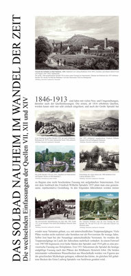 Tafel 4: Das Solbad Nauheim im Wandel der Zeit  von Hiltrud Hölzinger und Gisela Christiansen, Jugendstilverein Bad Nauheim 