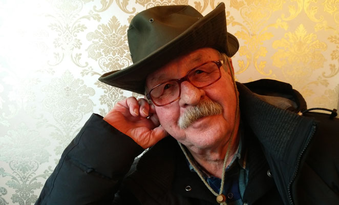 Autor und Zeitzeuge Dr. Peter Weidemann, 06.02.2018, Foto:  Beatrix van Ooyen