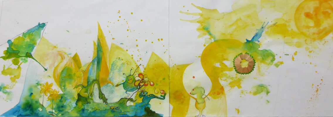 SANDRA KRUSE - MAINZ: Kunst und Alltagshelden - Collage, Zeichnung und Malerei