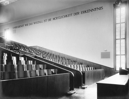 Großer Hörsaal, Ursprungsfassung, Foto: Kerckhoff-Stiftung