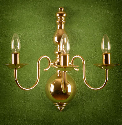 Wandlampe "Flämisch" 3-armig