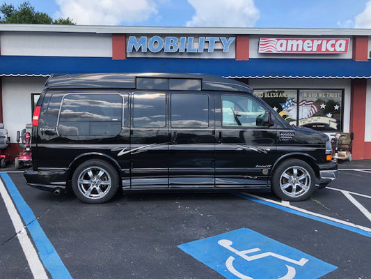 Chevy handicap van shop