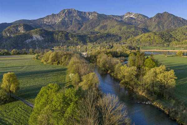 Loisach, Alpenvorland, Fluss, Berge