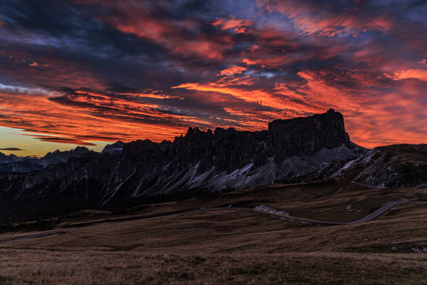 Morgenstimmung, Giau-Pass, Dolomiten