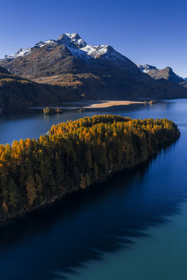 Silser See, Engadin, Schweiz
