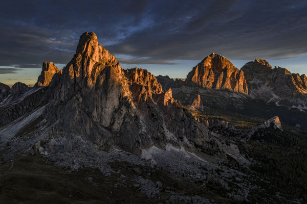 Morgenstimmung, Giau-Pass, Dolomiten