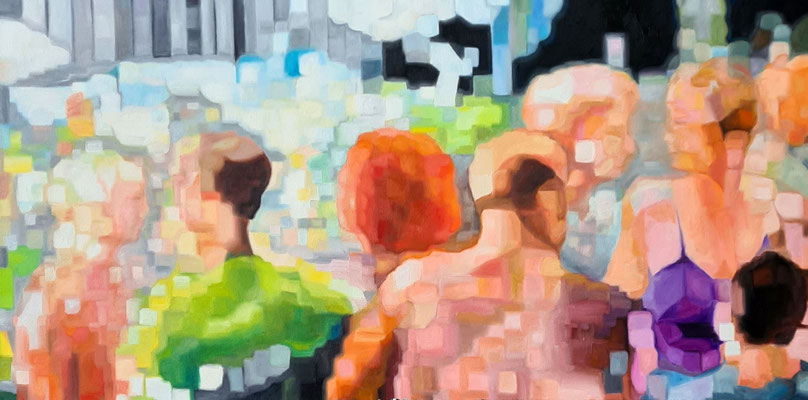 Summertime  70 x 140 cm Oil on canvas